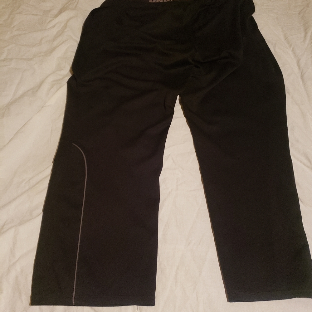 Under Armour Black and Gray Performance Sweat Pants